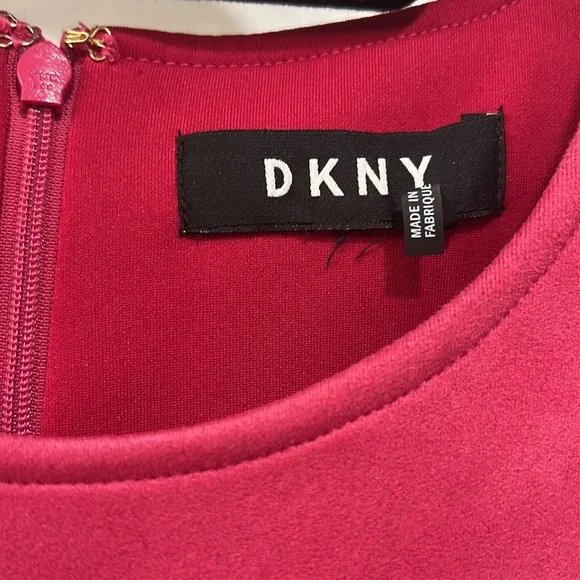 DKNY faux suede dress Pink - Picture 3 of 8